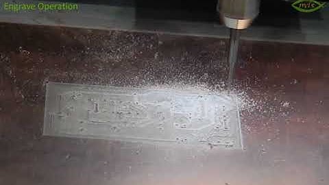 Working of PCB Prototype Machine - Nvis 72