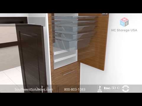 Nurse Server Pass-Thru Wall Cabinets for Hospital Patient Rooms