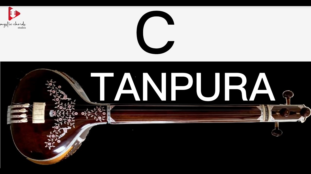 C Tanpura सफेद १ 1Hour Tanpura in C Scale Perfect for Practice