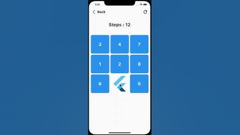 Flutter Puzzle challenge hackathon solved