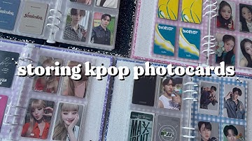 storing kpop photocards #19 ❁ lots of seventeen & ateez!