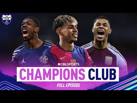 LIVE REACTION: Dortmund v Barcelona | Aston Villa v PSG & More | Champions Club