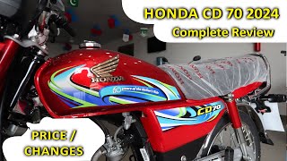 Honda CD 70 2024 Model Detailed Review ｜New Changes ｜Price And Specs by Sohaib Reviews 6,385 views 8 months ago 8 minutes, 44 seconds