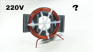 New generator for home use Free energy 240v 20000w self running use copper coil and magnet