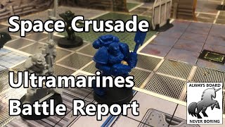 Space Crusade ULTRAMARINES Mission One Playthrough Battle Report | Let's Play an Old Board Game