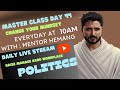 Mentor class day 44 work place politics