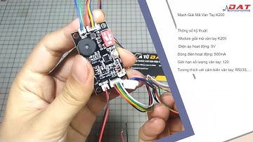 Mạch Giải Mã Vân Tay K200 | Điện tử DAT