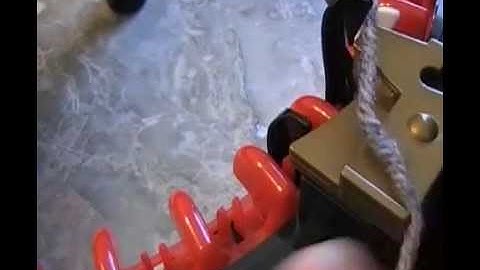 Casting On - Addi Express Kingsize Knitting Machine