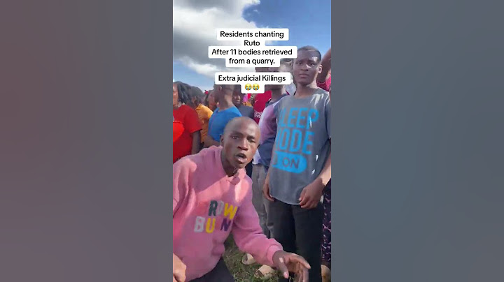 bodies are pulled out of a quarry in Mukuru kwa Njenga,  #kware #mukuru #githurai