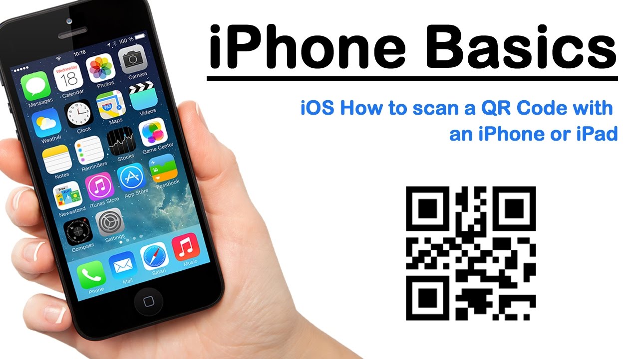 iPhone Basics iOS How to scan a QR Code with an iPhone