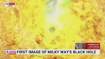 Scientists unveil first image of Milky Way