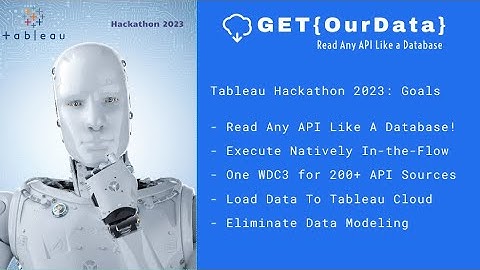 Tableau Hackathon 2023: Connect Natively to 225+ APIs in Tableau