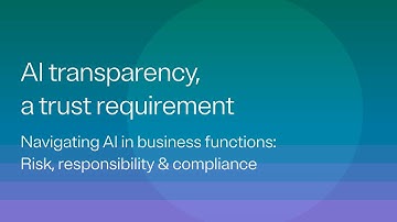 AI transparency and human oversight: What businesses must communicate to customers