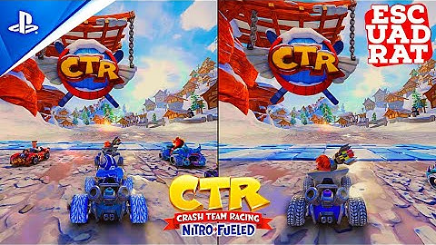 2 Player Split Screen Crash Team Racing Nitro Fueled PS5, Multiplayer CTR PlayStation 5 | 4K HDR