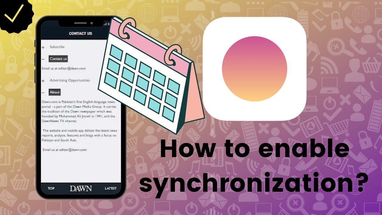 How To Enable Calendar Synchronization On Dawn YouTube How To Enable Calendar Synchronization On Dawn YouTube