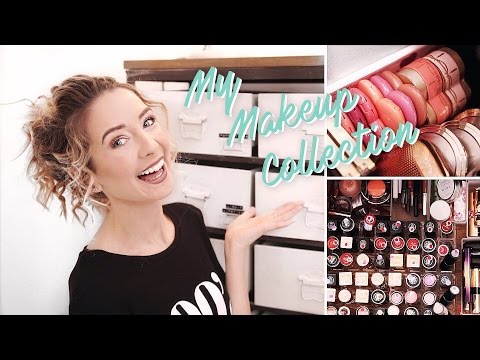 My Makeup Collection & Storage 2017 | Zoella