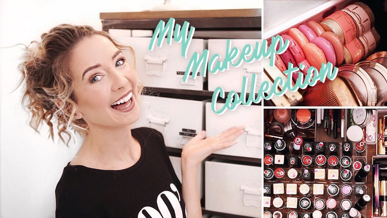 My Makeup Collection Storage 2017 Zoella YouTube