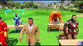 FRANKLIN Ask Question & Answers To Open IRONMAN Lucky Box With Shinchan In GTA V