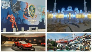 Tour of yas plaza hotels and nearby attractions ferrari world, warner
bros world abu dhabi, waterworld, clymb, mall, sheikh zayed grand
mosque, m...