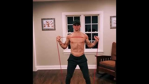 Overhead Band Presses Exercise