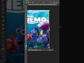 AI Extends Finding Nemo Pixar Movie Poster