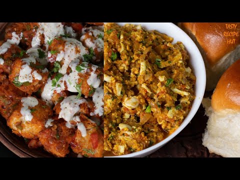 Two Delicious Way To Enjoy Pav ! Anda Ghotala ! Masala Pav With Flavoured Cheese Sauce | Tasty Recipe Hut