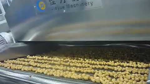 Fava beans peanut peas frying machine