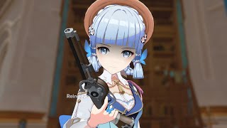 Ayaka learned the existence of GUN (Genshin Animation)