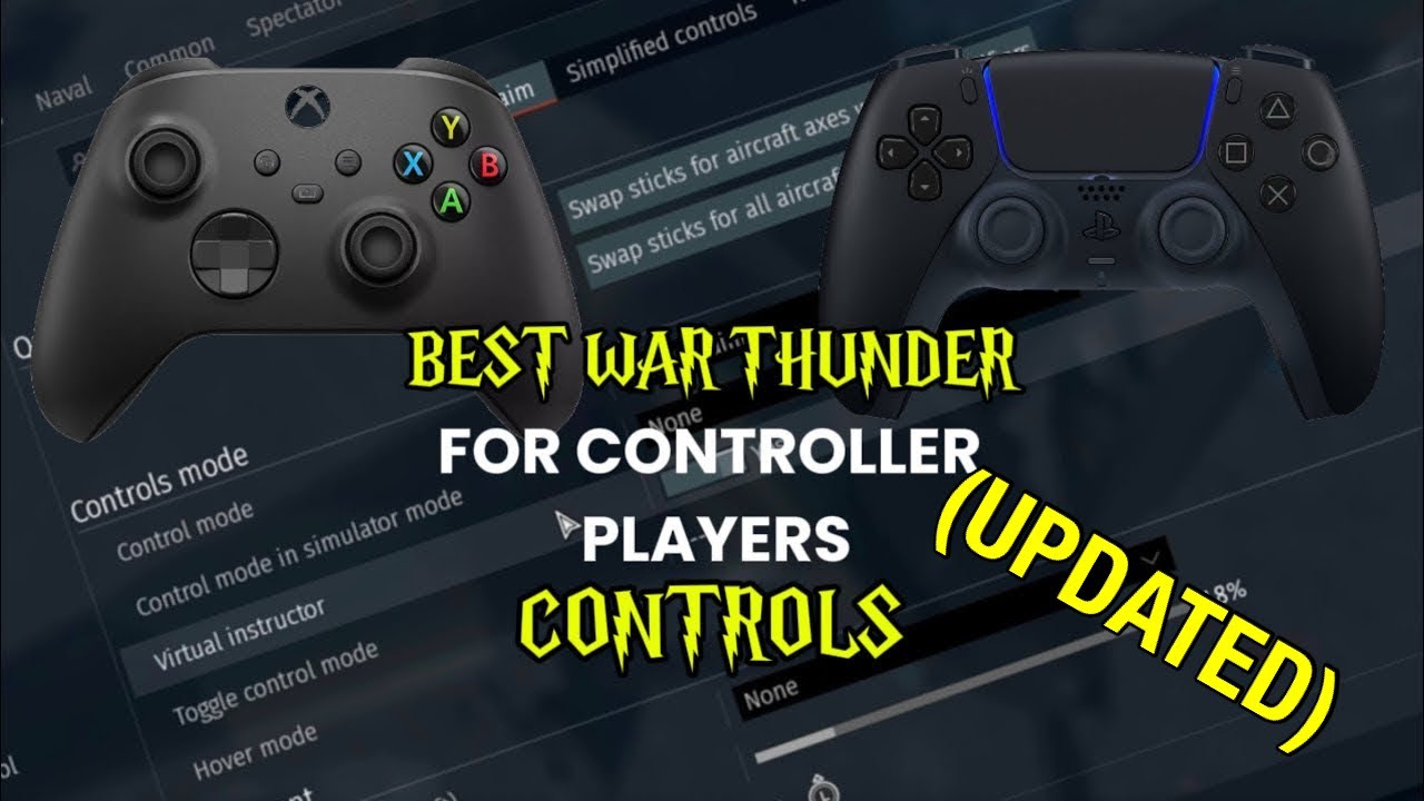 BEST PRO CONTROLS AND SETTINGS FOR WAR THUNDER PS5 / XBOX (UPDATED ...