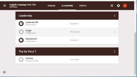 Google Classroom: A Student