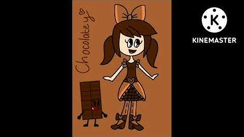 I Drawn Chocolatey From Brawl Of The Objects (Human Version) 🍫