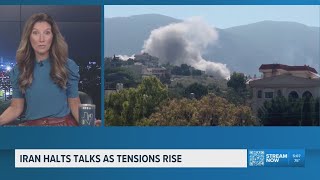 Iran suspends talks as tensions persist over Lebanon conflict