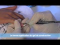 Faux ongles en gel uv en french manucure avec les tips  ndedfr