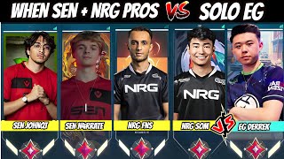 SEN N4RRATE & SEN Johnqt INSANLY Met NRG S0m & NRG FNS & Stacked Against EG Derrek in Ranked