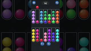 Ball Sort by Infinite Joy (V2): Levels 741, 742, 743