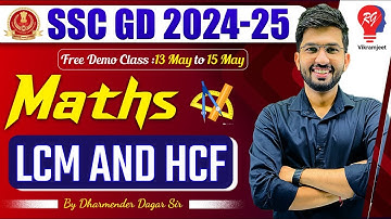 🔴 LCM and HCF | Maths | SSC GD 2024-25 | Demo 1 | Maths by Dharmender Dagar Sir | RG State Exams