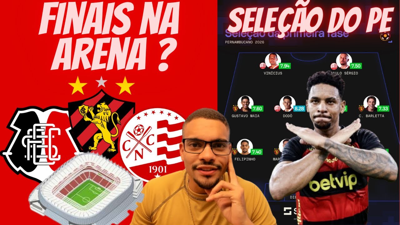 🤬FINAIS NA ARENA PERNAMBUCO É HORRÍVEL ! SELEÇÃO DO PERNAMBUCANO 1ª FASE