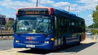 SCANIA!!!!!! Metrobus Loan 2001 YN06 CGO | Route 3 Filmed Gatwick South To Crawley Bus Station 