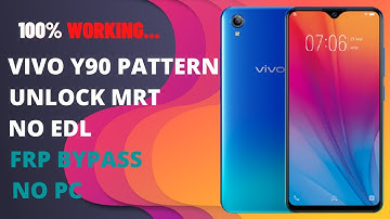 vivo y90 Pattern unlock mrt  Factory reset  vivo 1908 Password Y90 Pincode Remove  Mrt Dongle