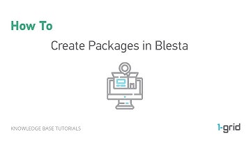 How to Create Packages in Blesta