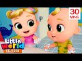 Niko und Nina waschen ihre Hände | Kinderlieder für Kleinkinder | Little World Deutsch