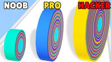 NOOB vs PRO vs HACKER in Peel Runner 3D