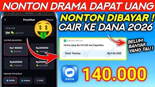NONTON DRAMA DAPAT UANG | Apk Nonton Video Dibayar | Aplikasi Penghasil Saldo Dana Tercepat 2026