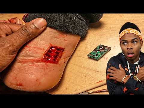 he stepped on this lego..