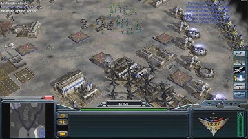 USA Laser - Command & Conquer Generals Zero Hour - 1 vs 7 HARD Gameplay