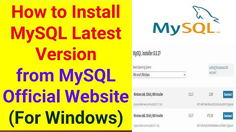 How to install MySQL 8.0.27 Latest Version in Windows | Step by Step | Complete Process |