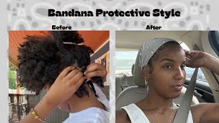Bandana Protective Style | My Favorite Cheap, Cute, & Versatile Style