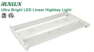 How to install a LED linear high bay light?
