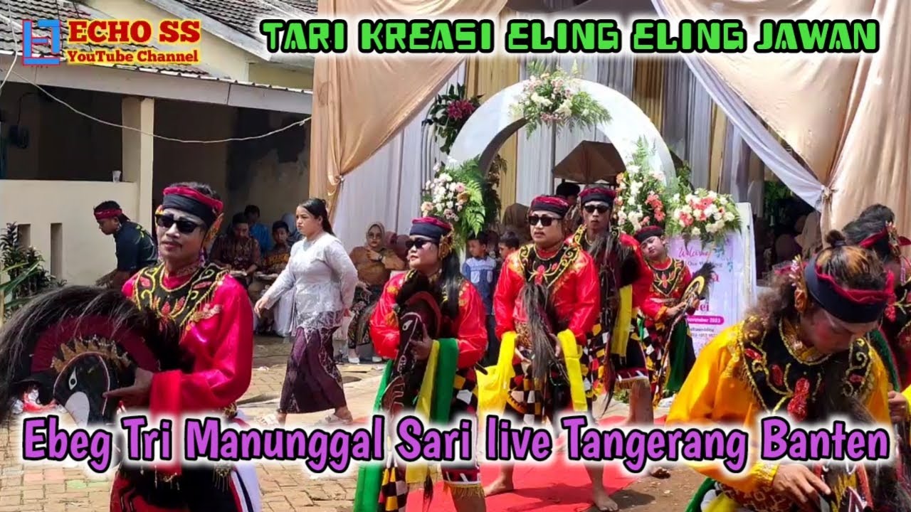 Tari Budalan Eling Eling Jawan 🇮🇩Ebeg Tri Manunggal Sari🇮🇩 live Tangerang Banten