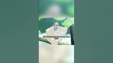 The yokai on the tree found out the boy could see her. #cartoon  #shorts